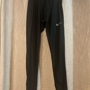 Nike Black Dry Fit Pants with Logo